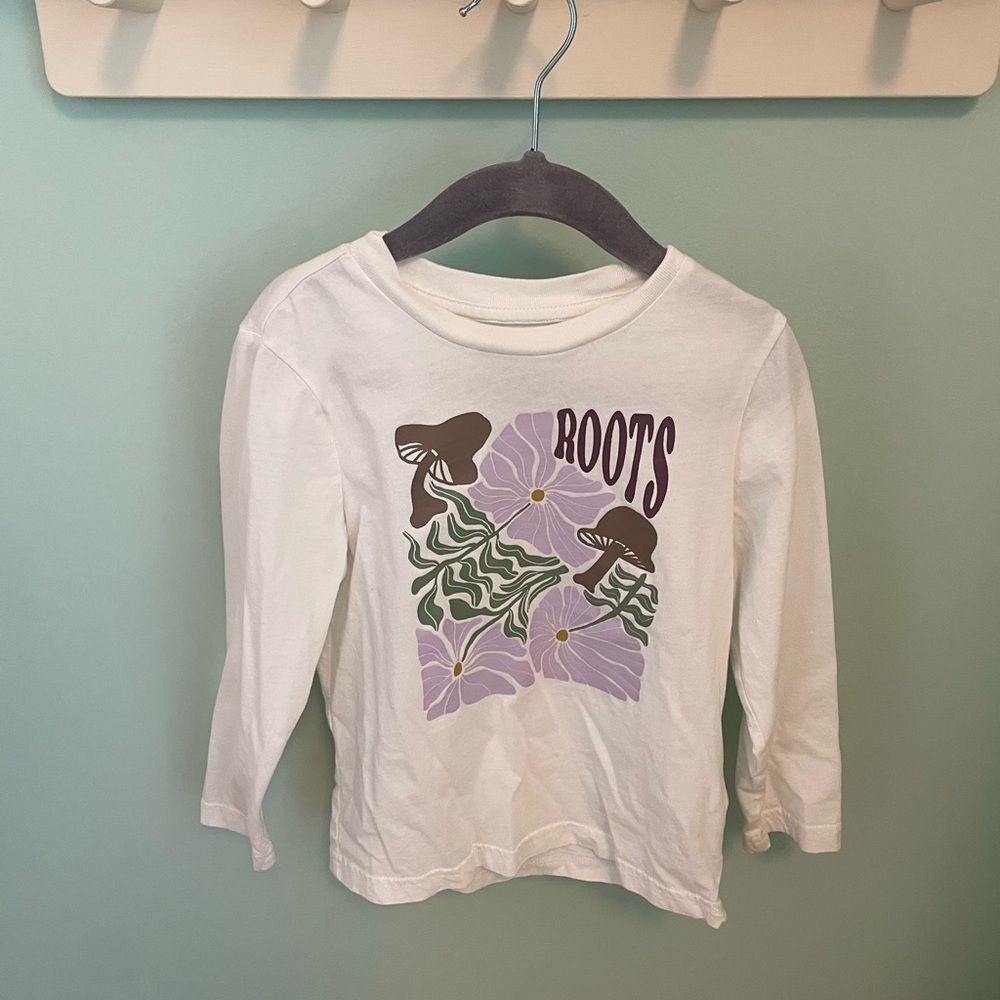 Roots Long Sleeve Mushroom T-shirt